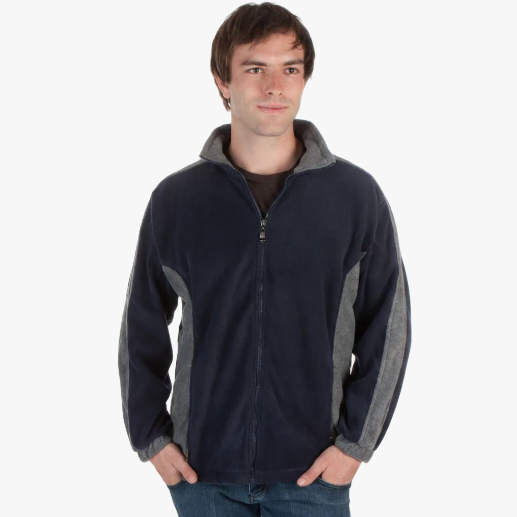 Men’s Two-Tone Anti-Pilling Performance Fleece Jacket