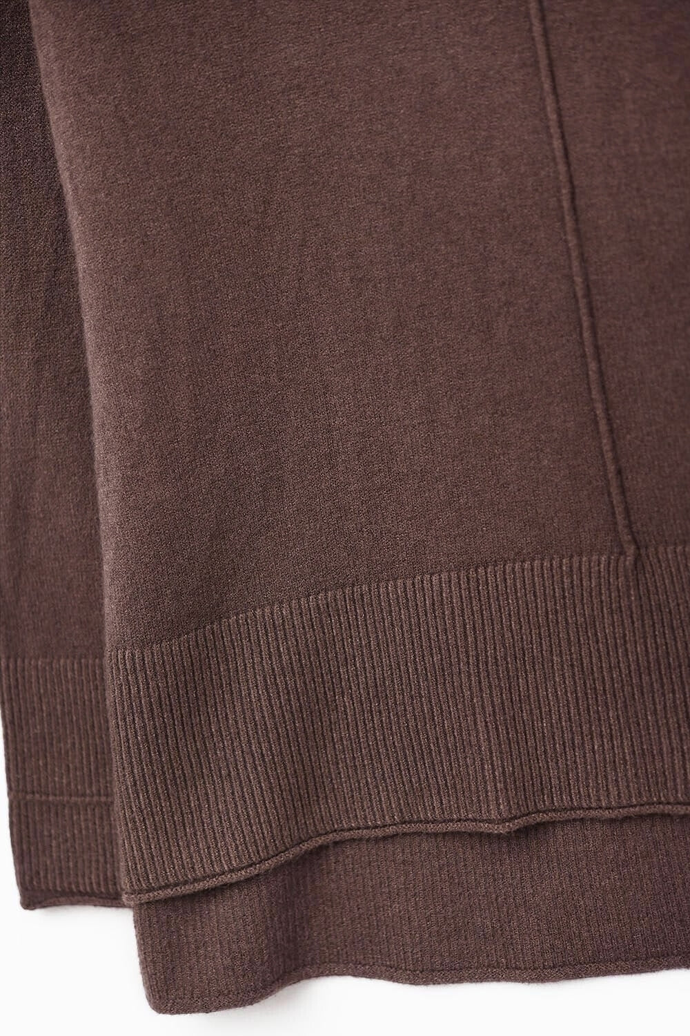Oversized Roll Neck Sweater in Brown