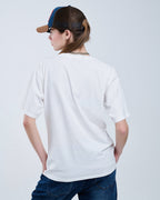 Oversized White T-Shirt with Soho New York at the Front