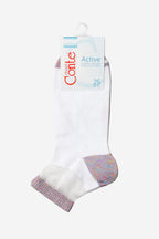 Cotton Ankle Socks Conte Active 207 with Lurex