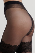 Fantasy Tights Conte Plaisir with Stockings Imitation