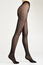 Fantasy Tights Conte Pois Tulle Polka Dots with Fine Mesh Effect