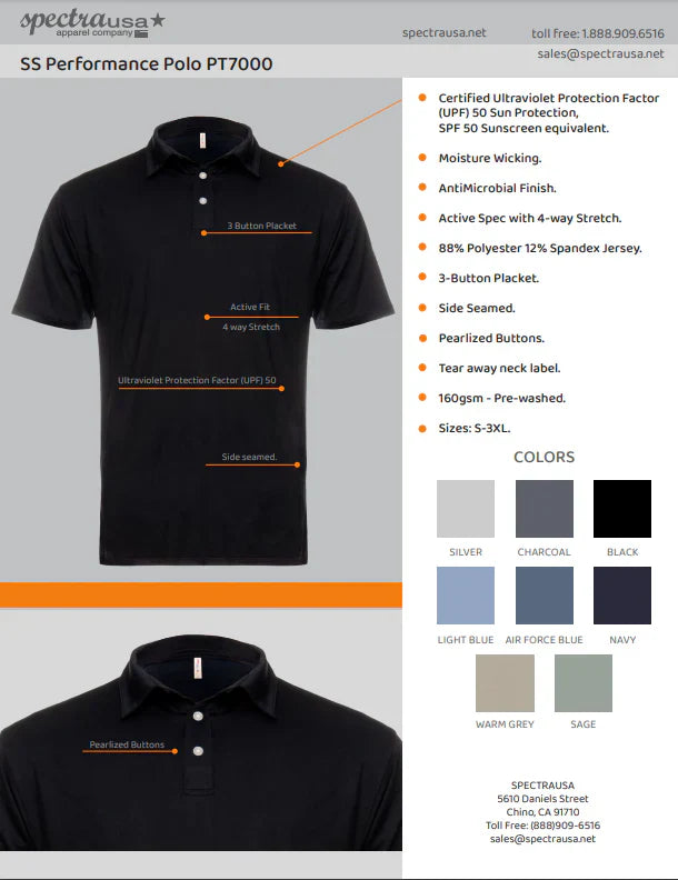 Basic Performance Polo UPF 50