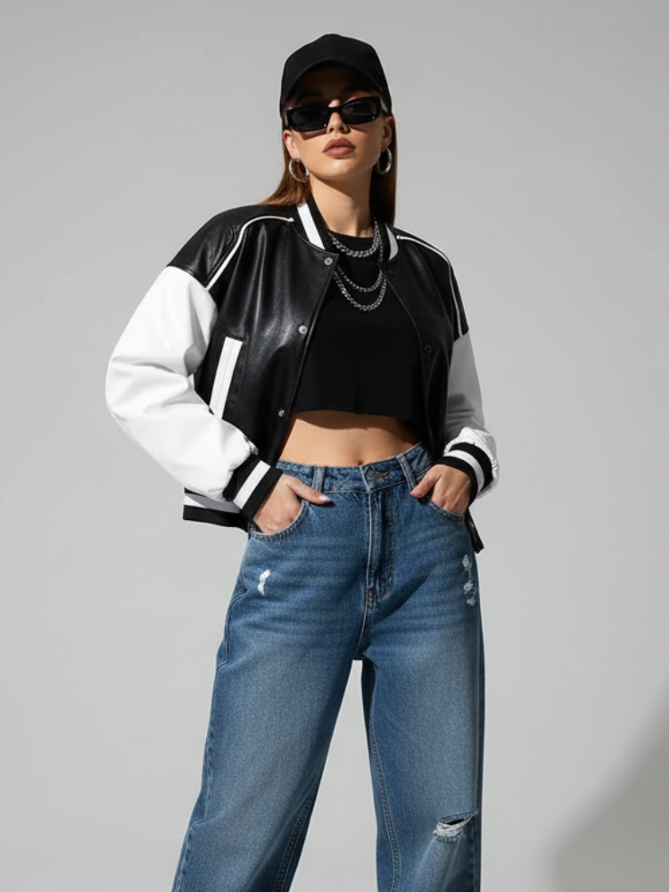 PU Leather Women Jacket Lower East Side BYMANYC ® New York