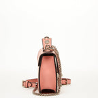 SUSU The Hollywood Leather Crossbody Bag | Pale Pink