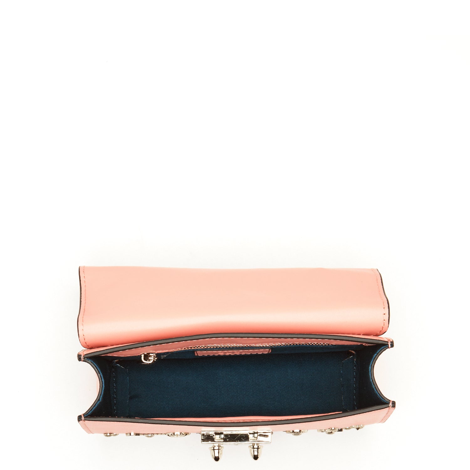 SUSU The Hollywood Leather Crossbody Bag | Pale Pink