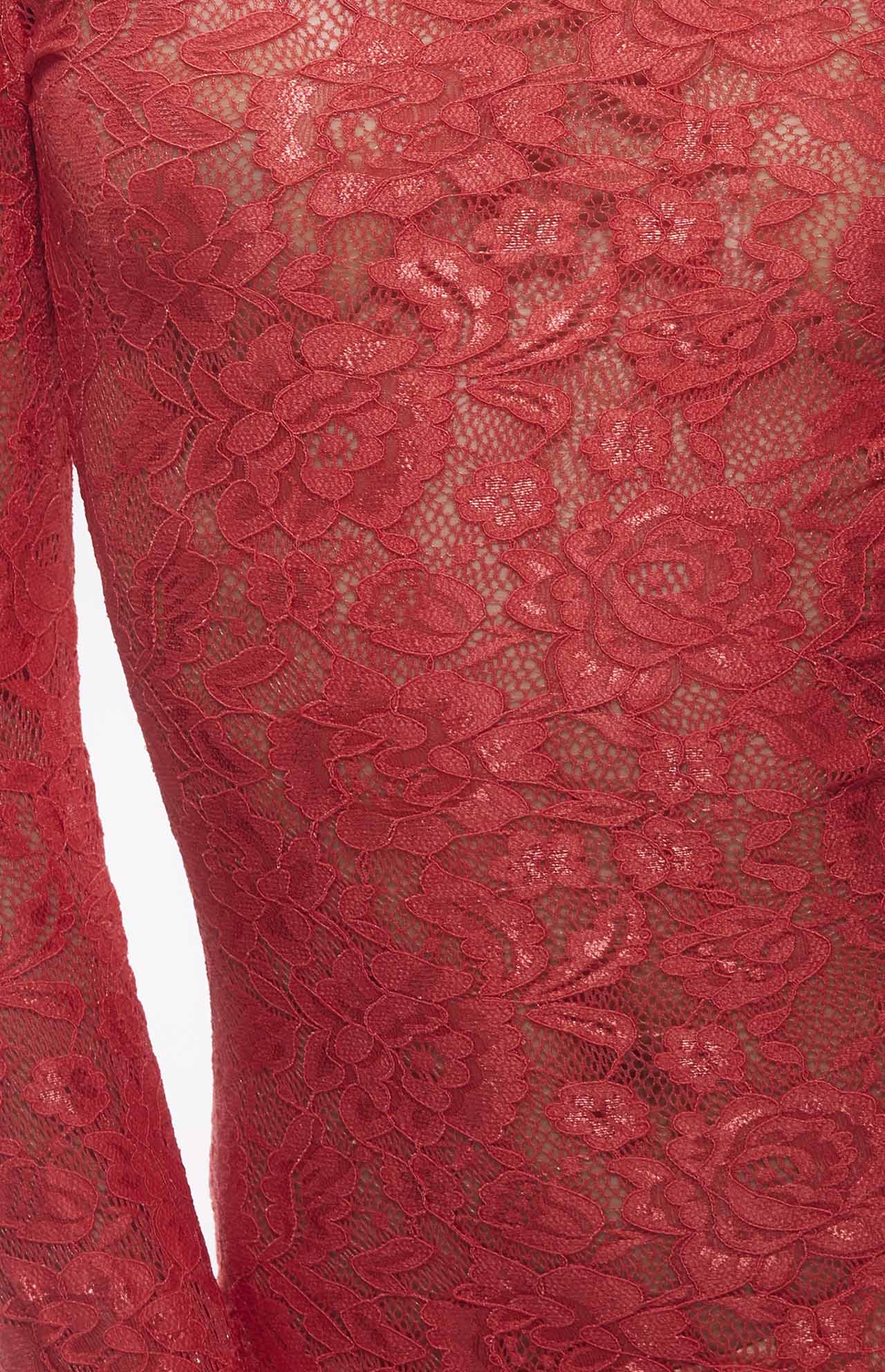 Passi Guipure Floral Lace Maxi Dress