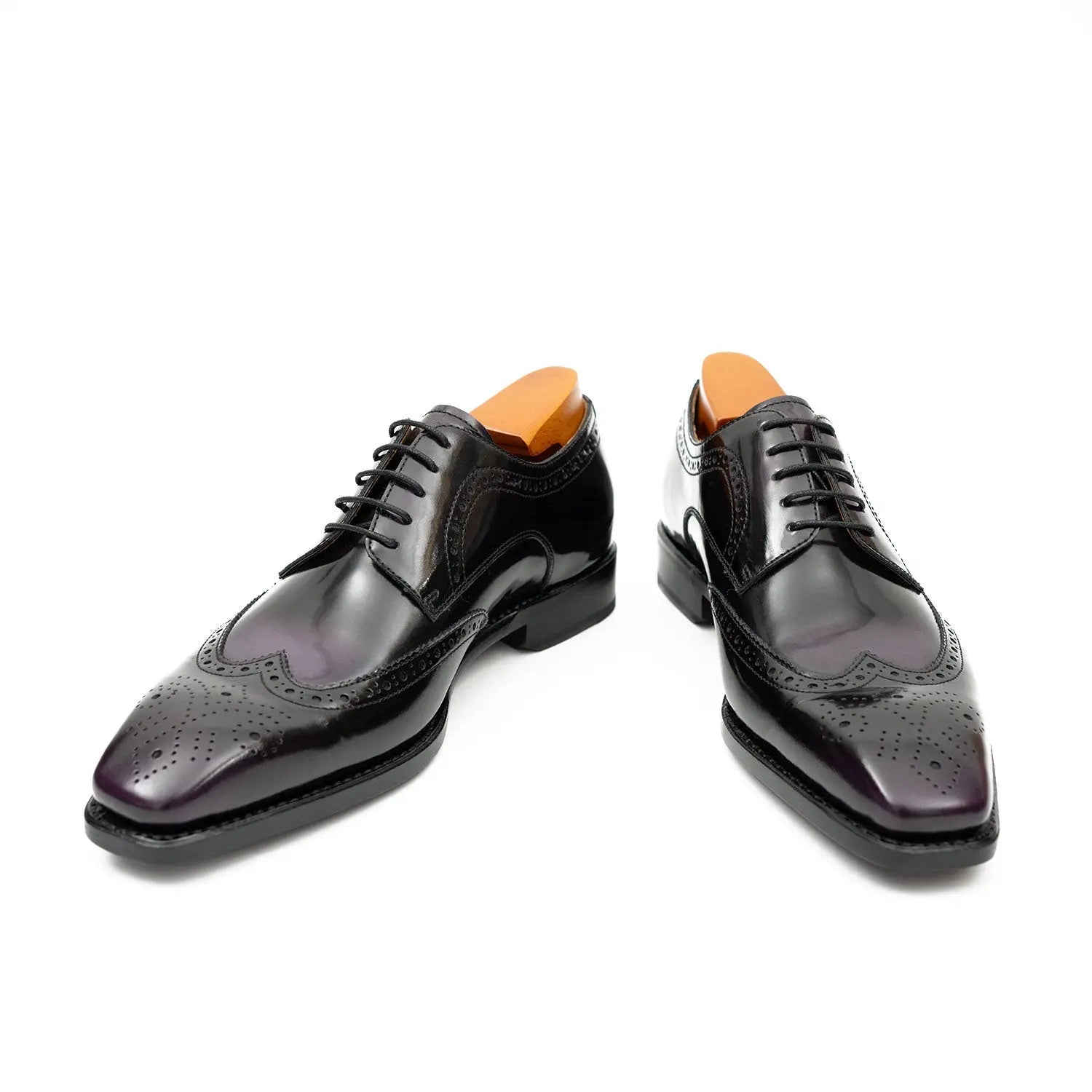 Patent Leather Goodyear Welt Dress Shoes | Purple