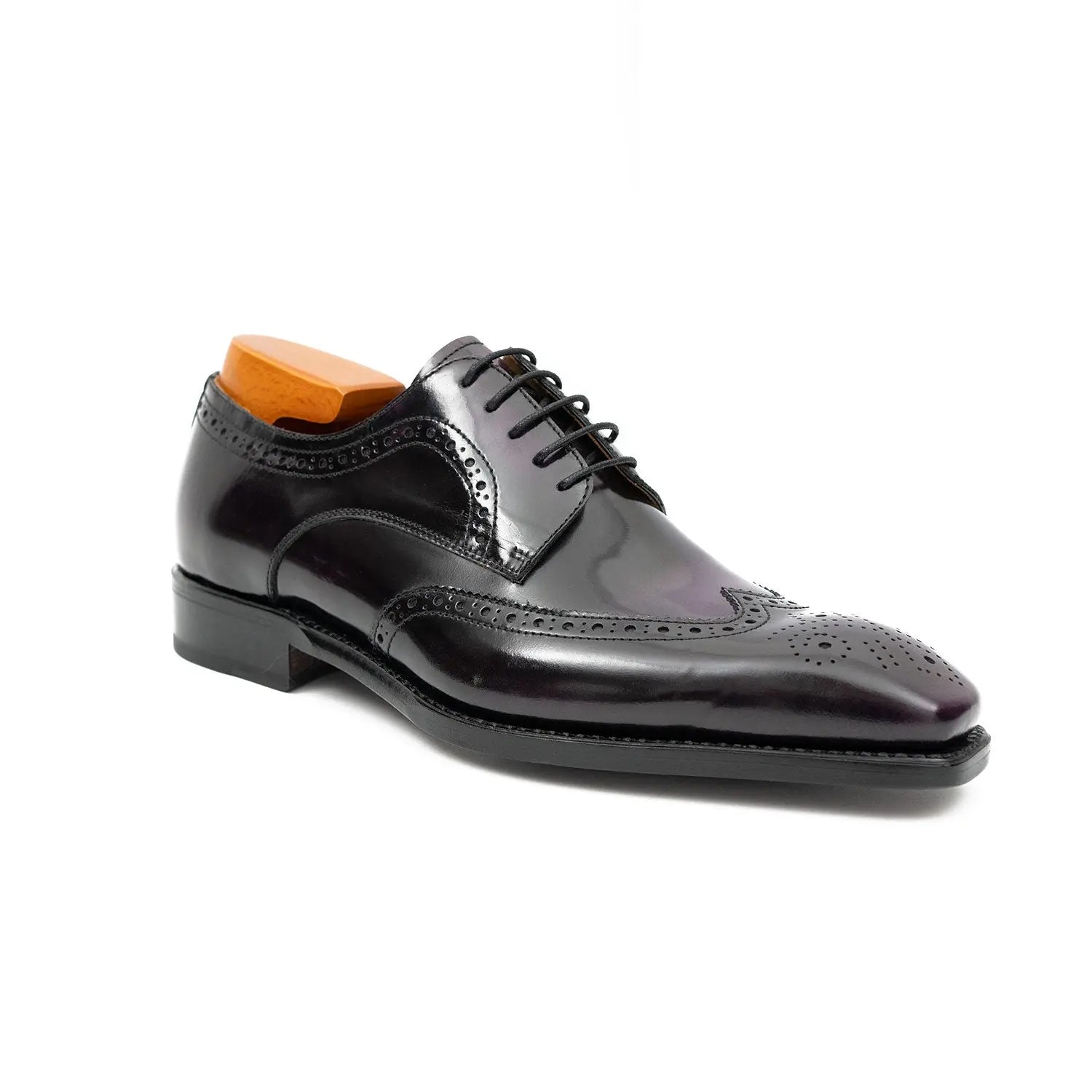 Patent Leather Goodyear Welt Dress Shoes | Purple