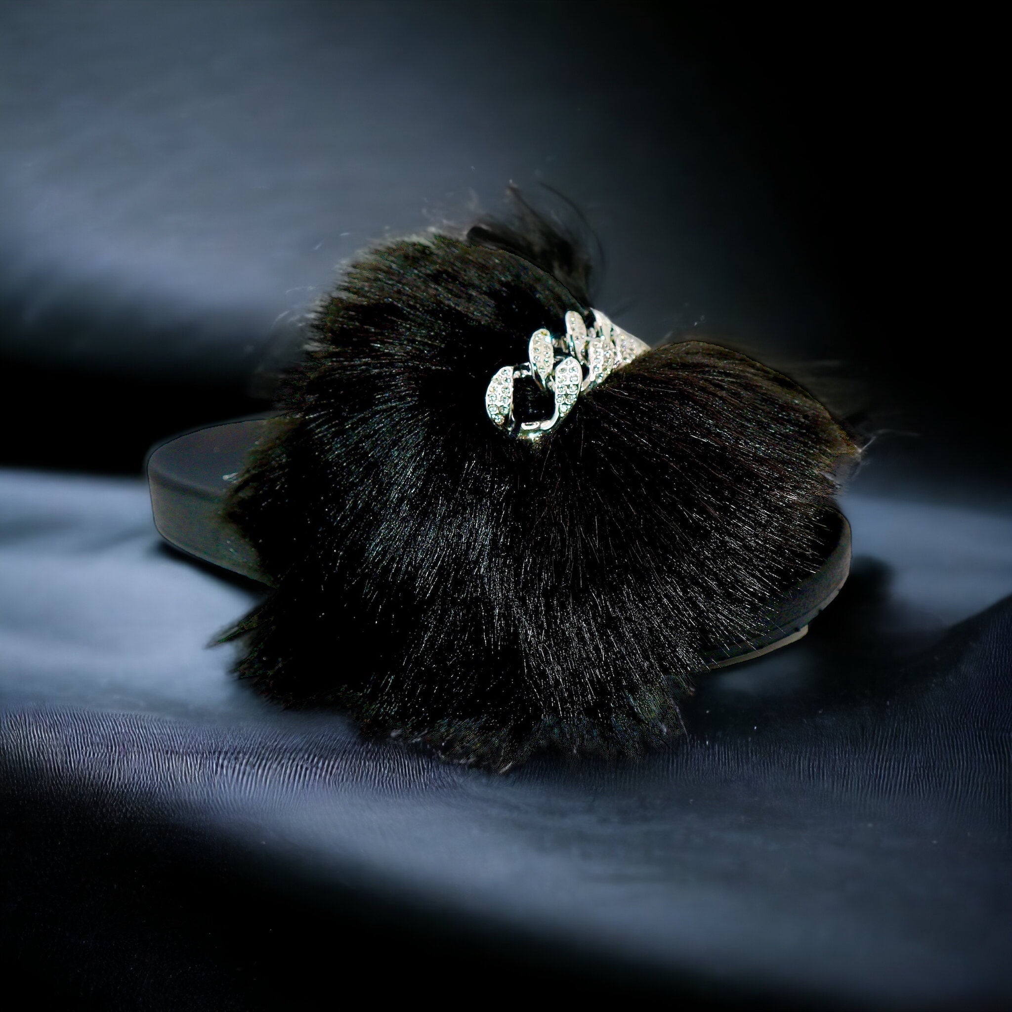 Michaela V Pupa Slippers | Black