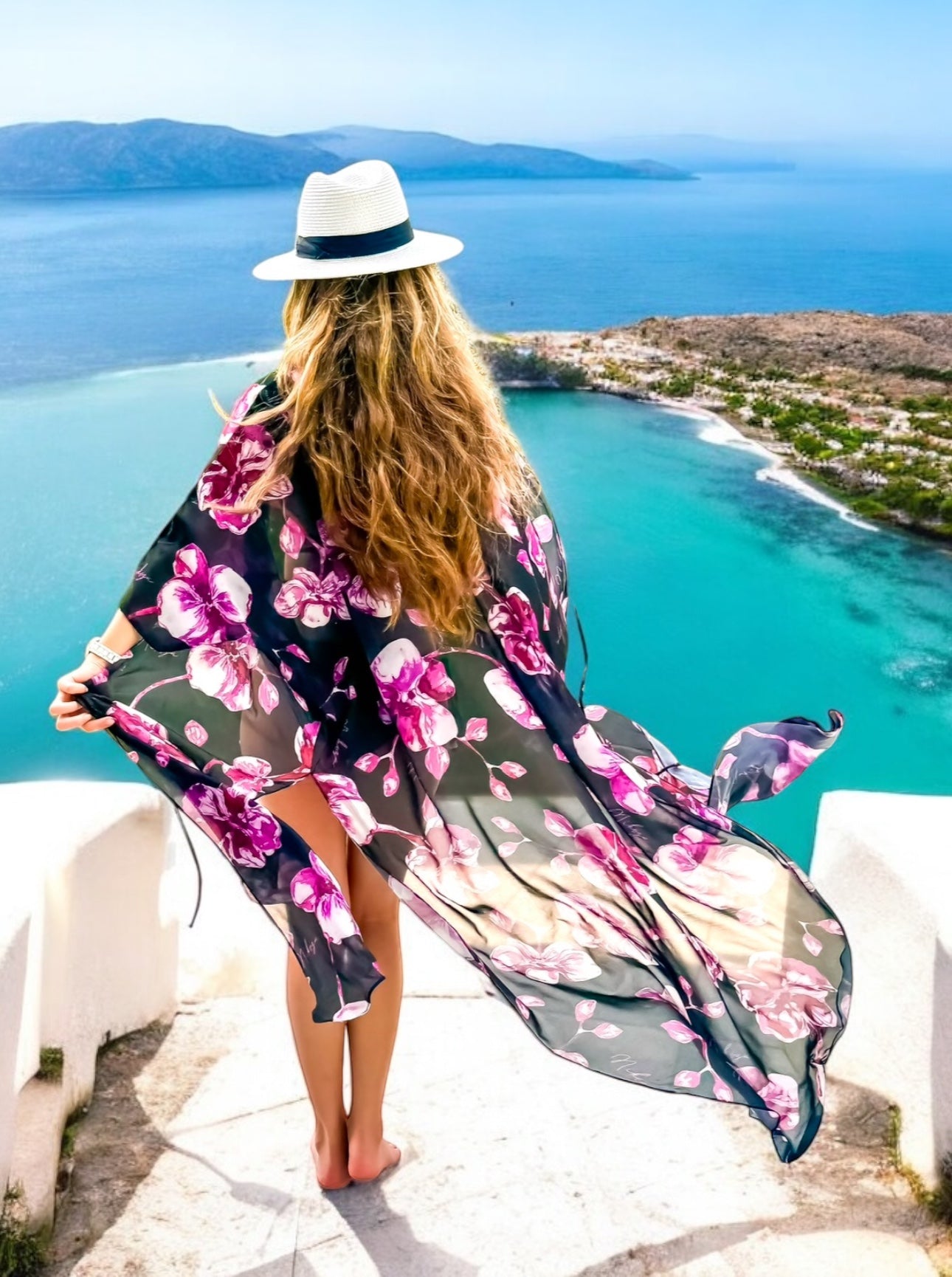 Miranda Long Cover-Up 100% Silk