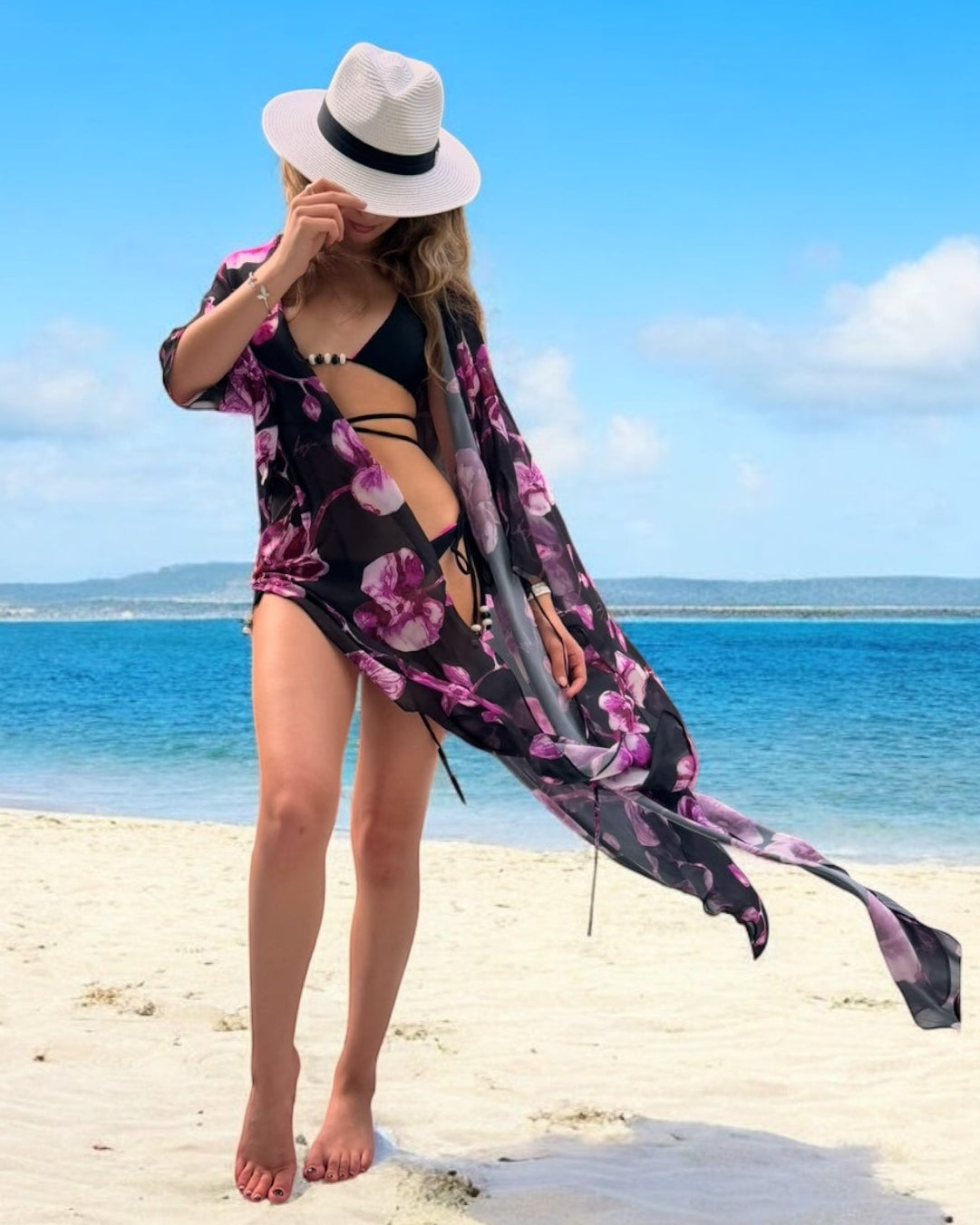 Miranda Long Cover Up | Silk