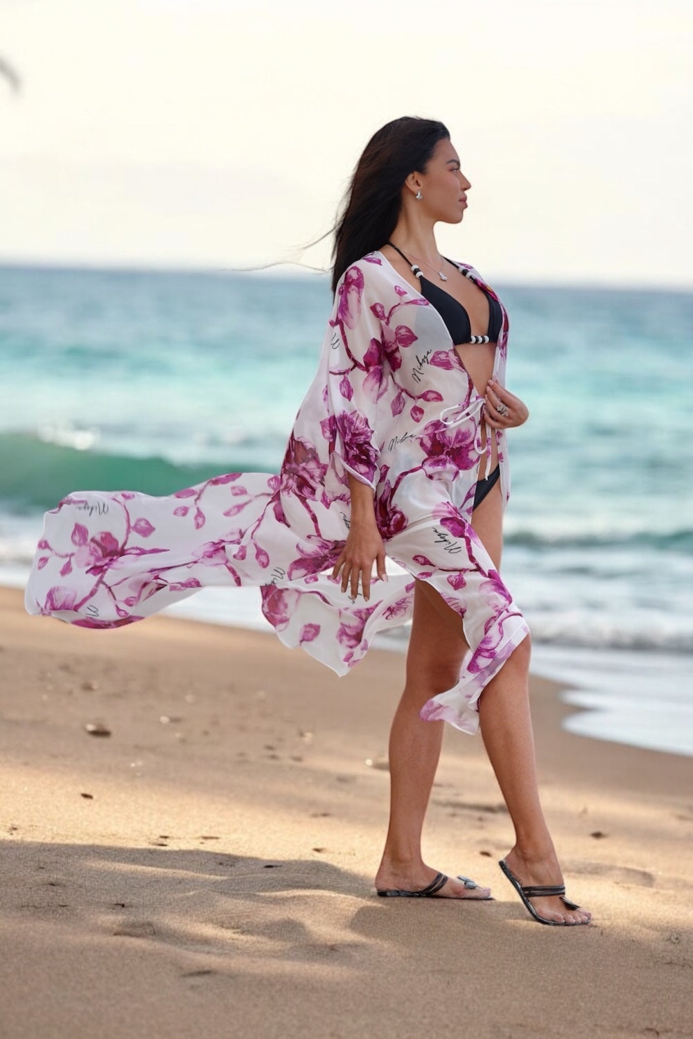 Miranda Long Cover-Up 100% Silk