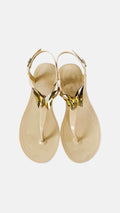 ALIANA Nude Gel Beach Sandals