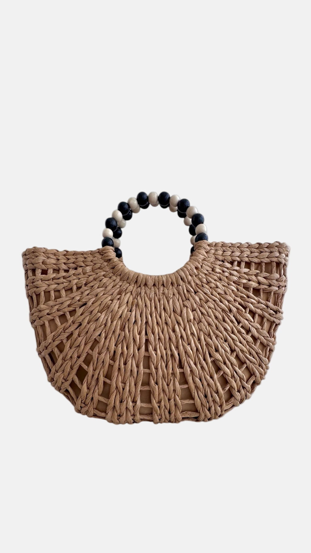 Julia Natural Straw Beach Bag