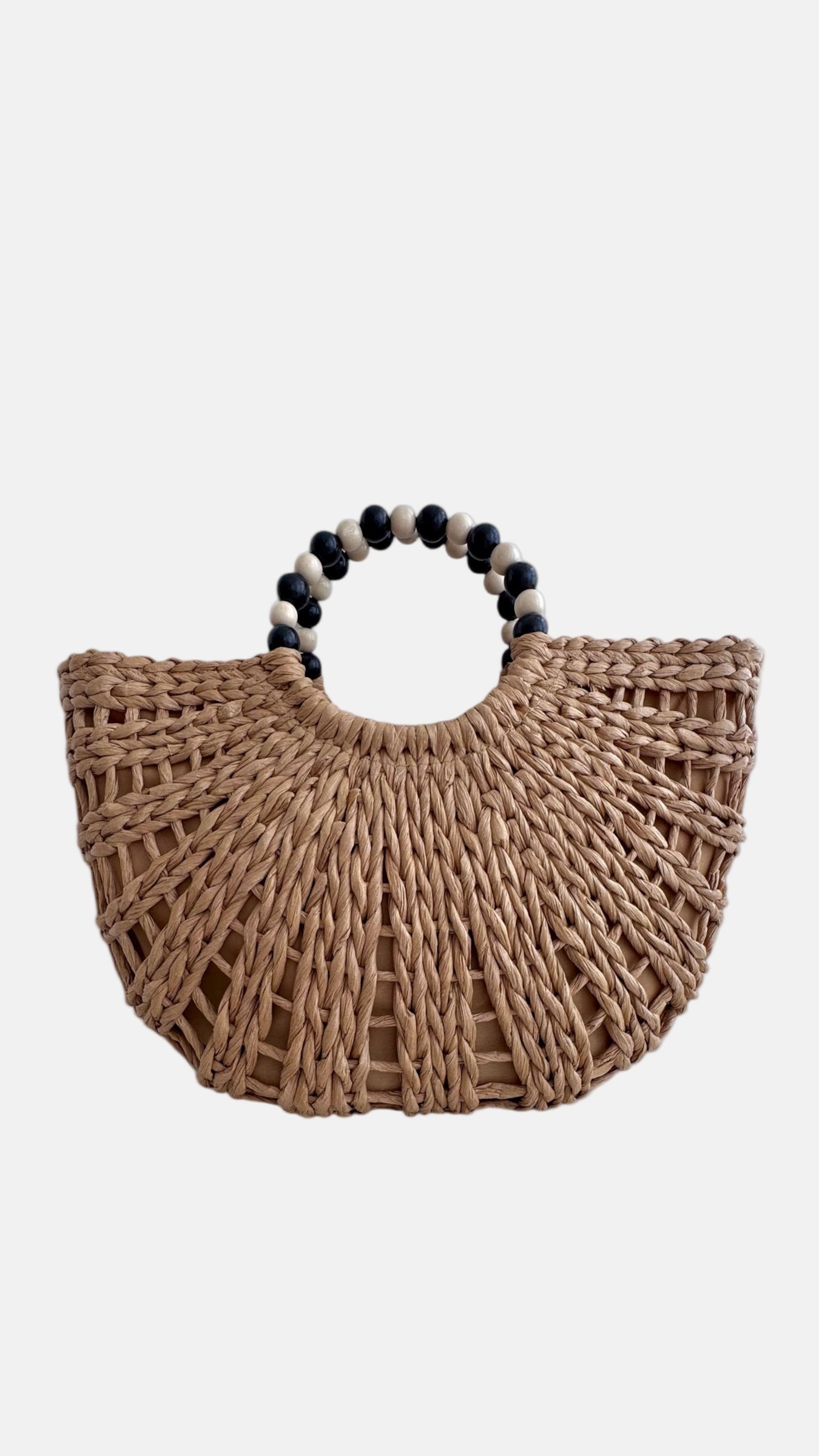Julia Natural Straw Beach Bag
