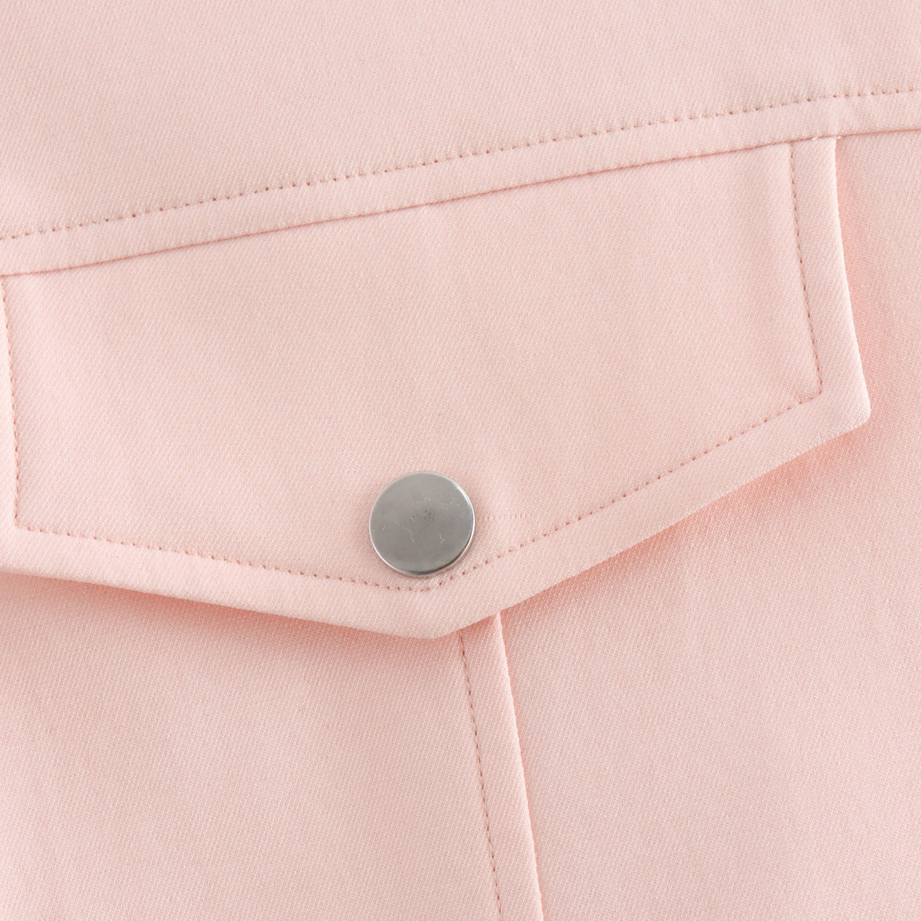 Pink Short Baseball-Style Jacket