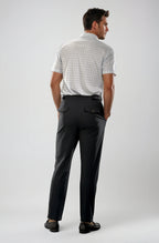 Pleated Wool Trouser Pants | Navy