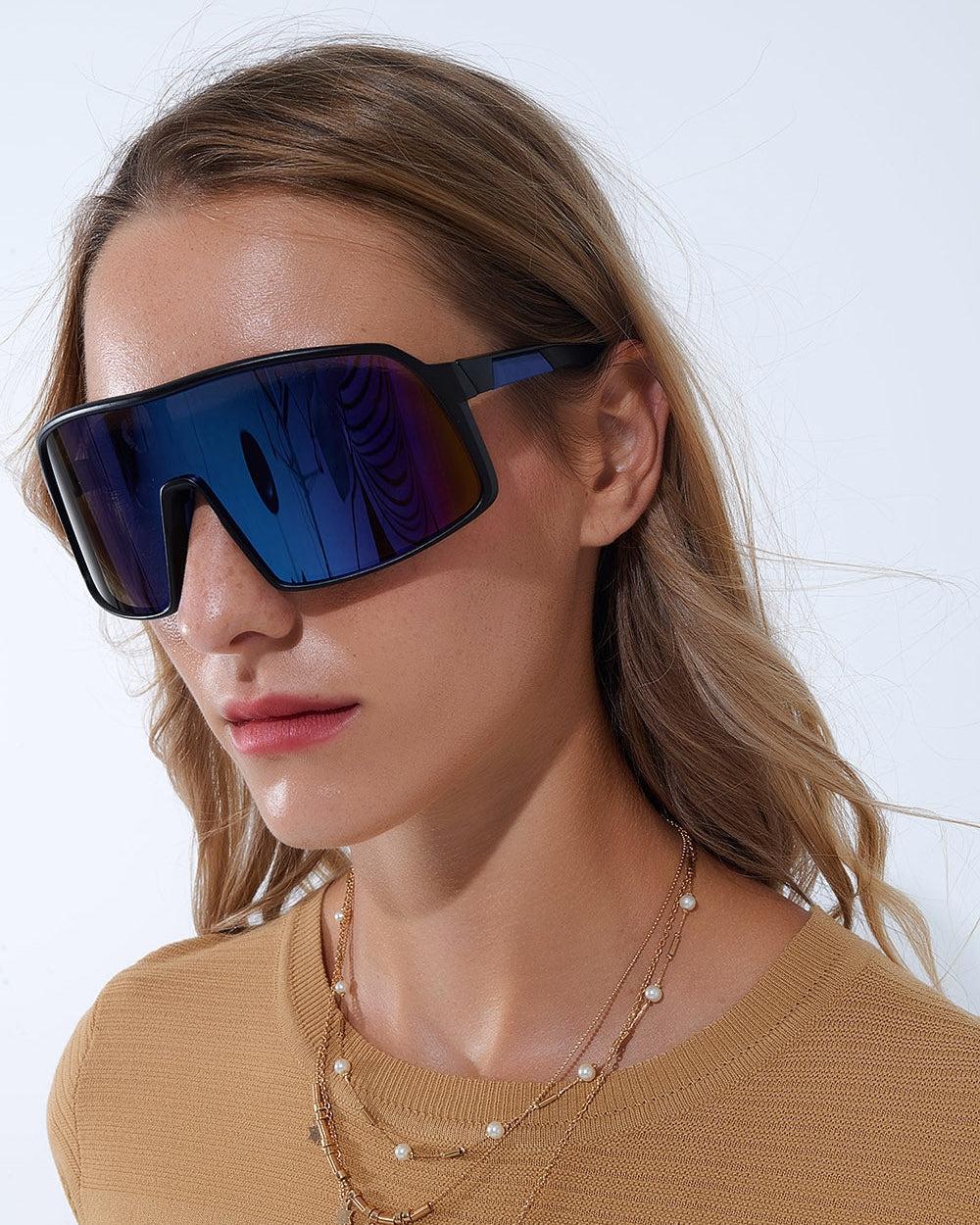 Polarized Sport Sunglasses in Blue