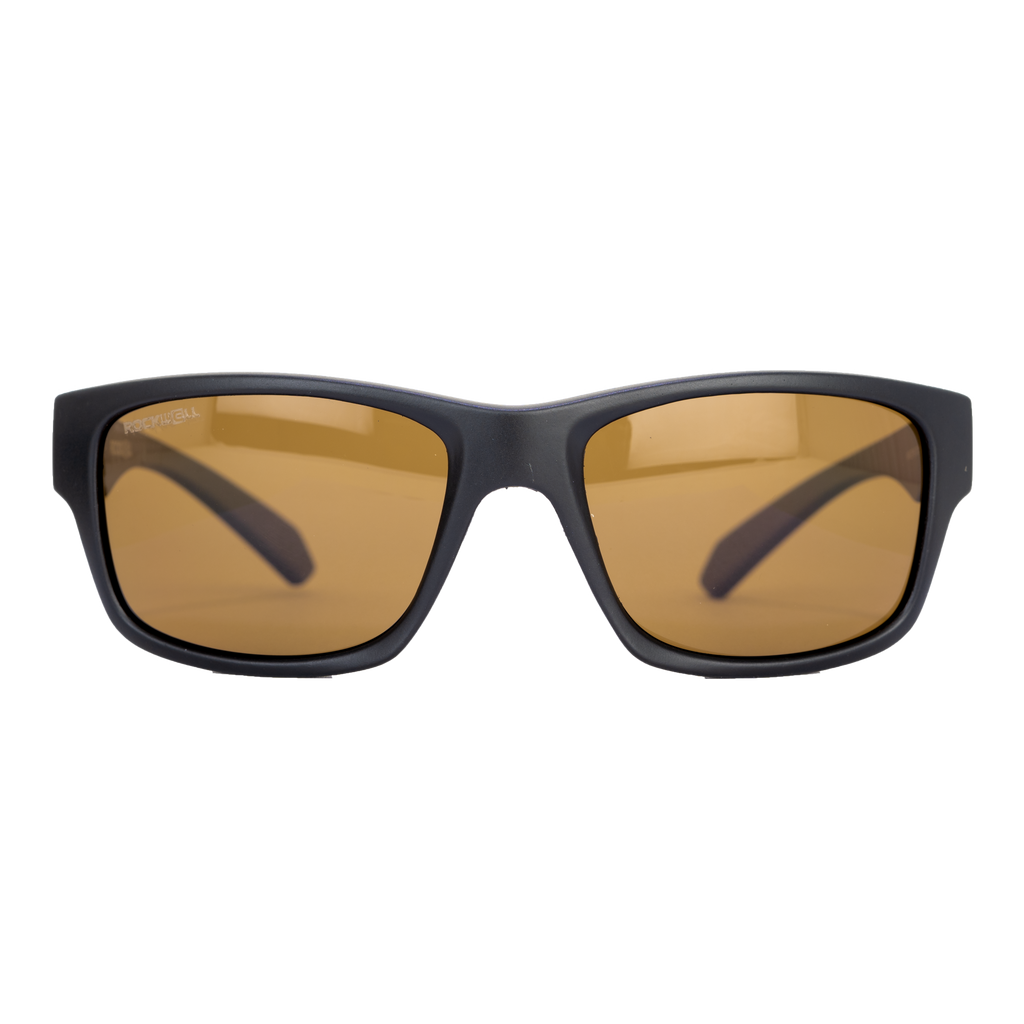 Pompei Floatable Sunglasses | Matte Black/Brown Polarized Hydro