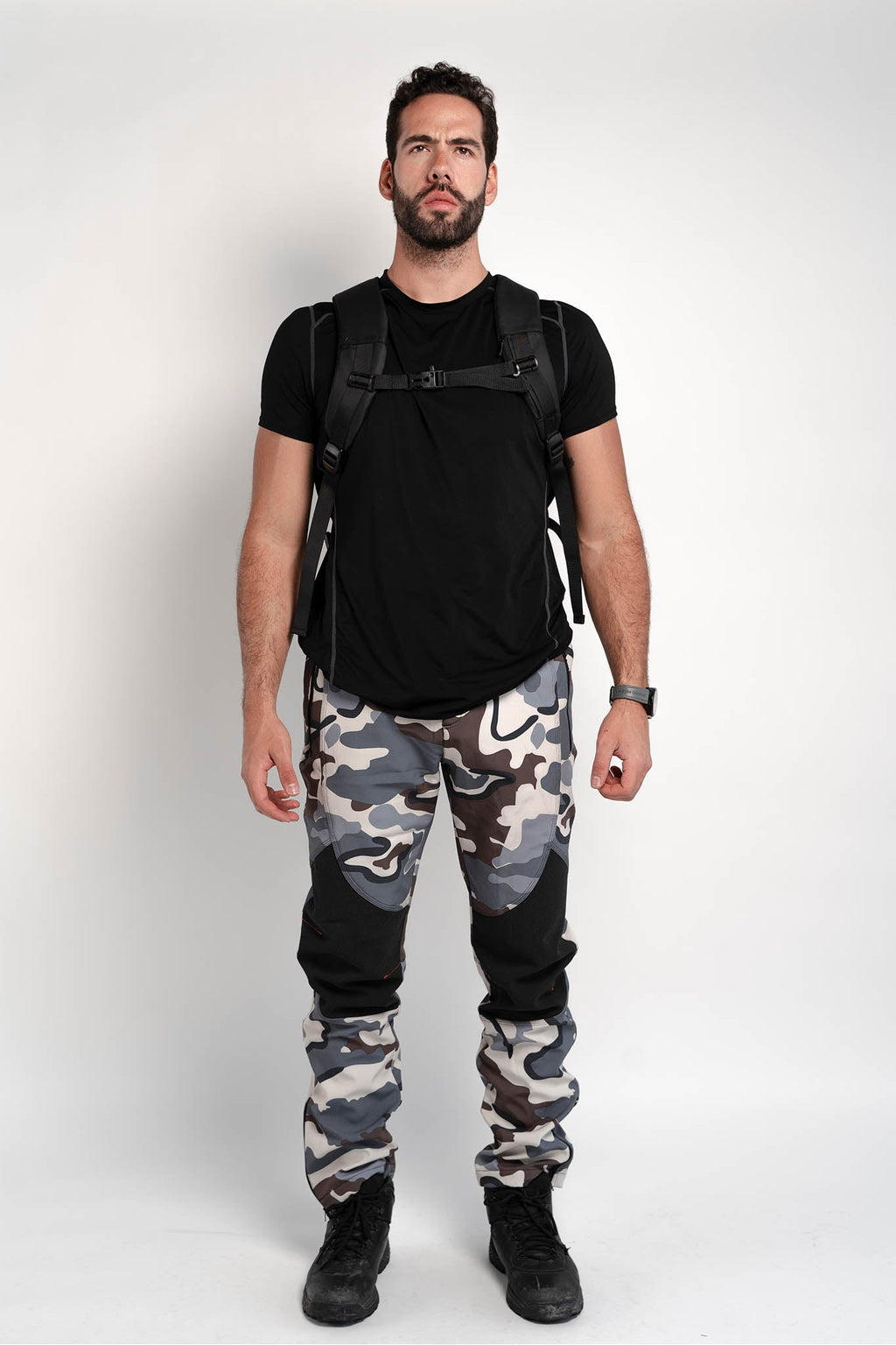'Voyager' Expandable Backpack 26L/38L with Built-In Rain Coat