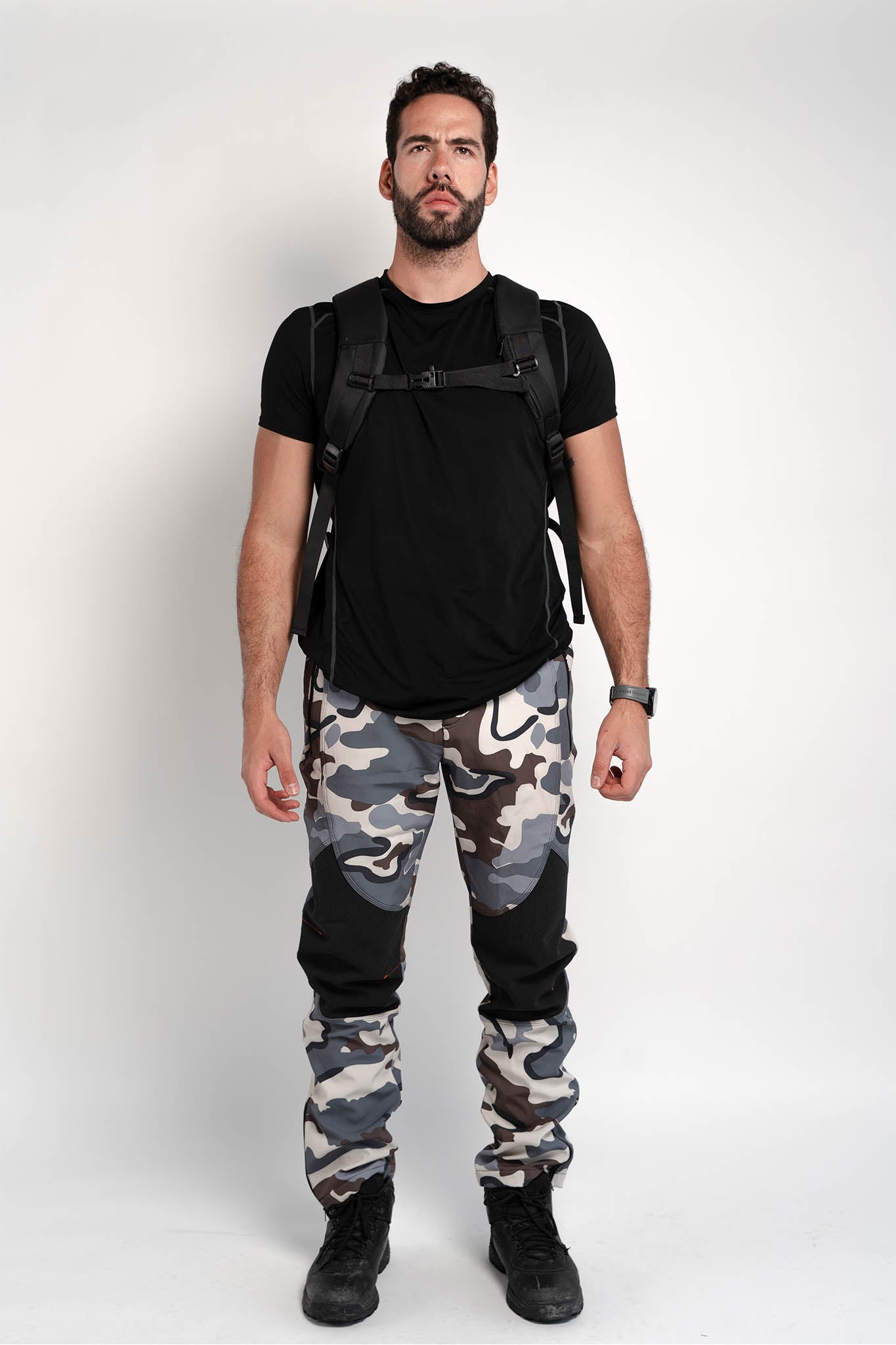 'Voyager' Expandable Backpack 26L/38L with Built-In Rain Coat