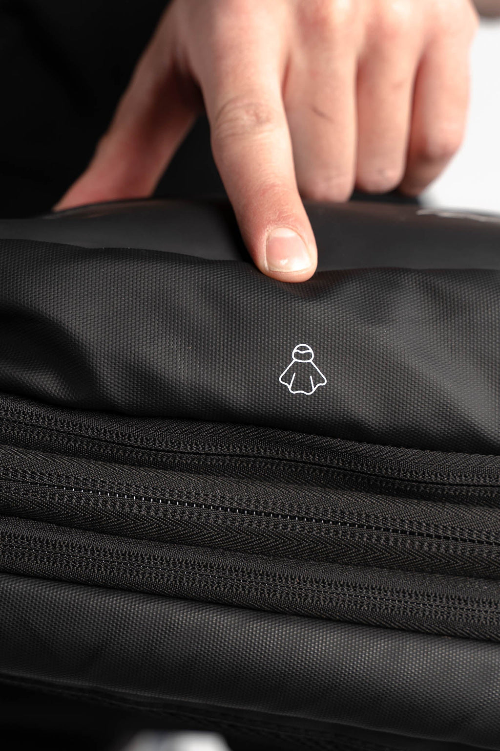 'Voyager' Expandable Backpack 26L/38L with Built-In Rain Coat