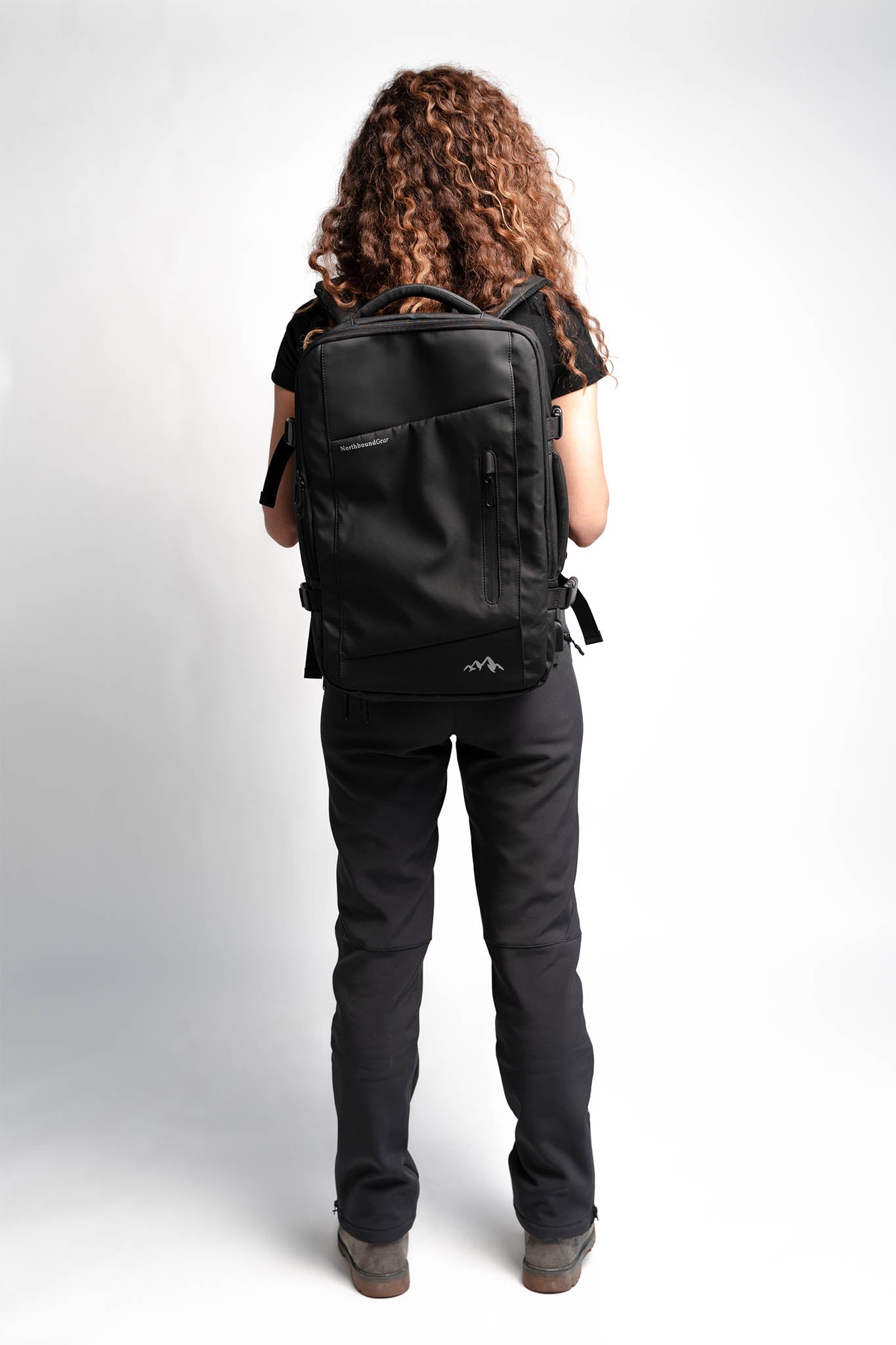 'Voyager' Expandable Backpack 26L/38L with Built-In Rain Coat