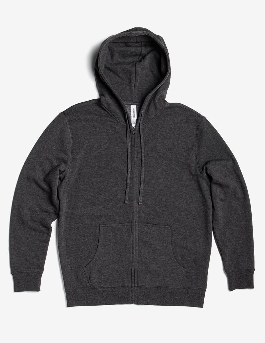 Basic Zip-Up Hoodie Midweight | P2008
