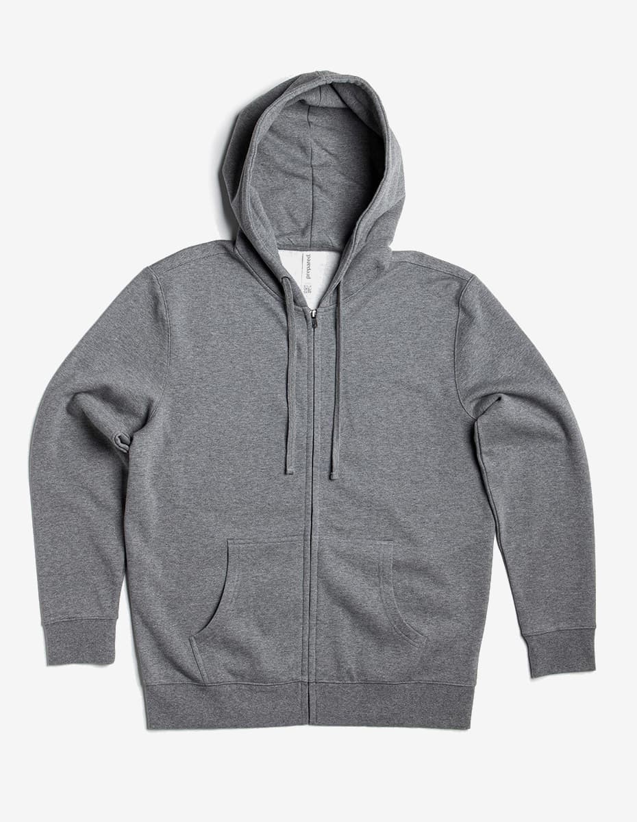 Basic Zip-Up Hoodie Midweight | P2008