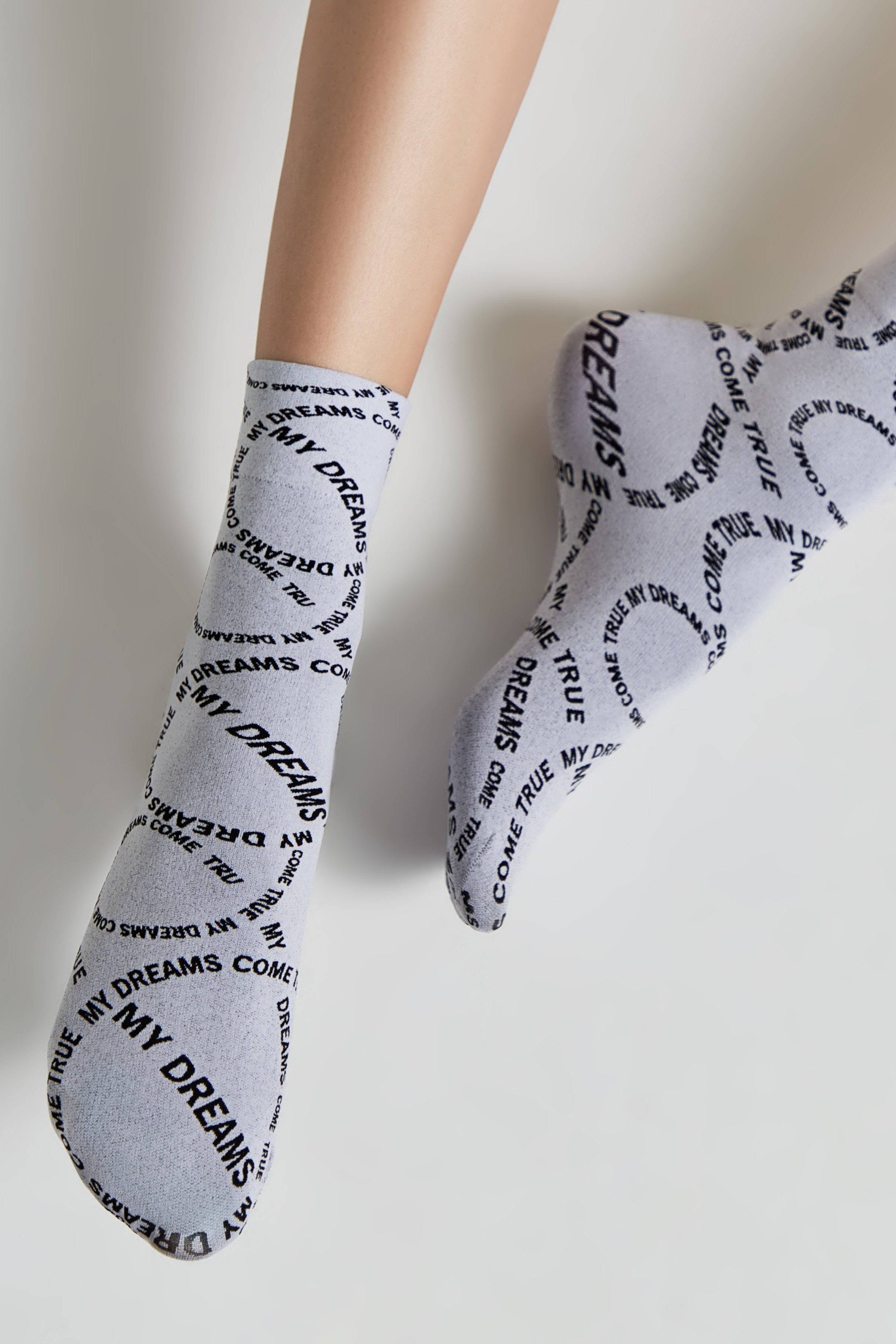 Dense Socks Conte Fantasy Knitted "My dreams" Design