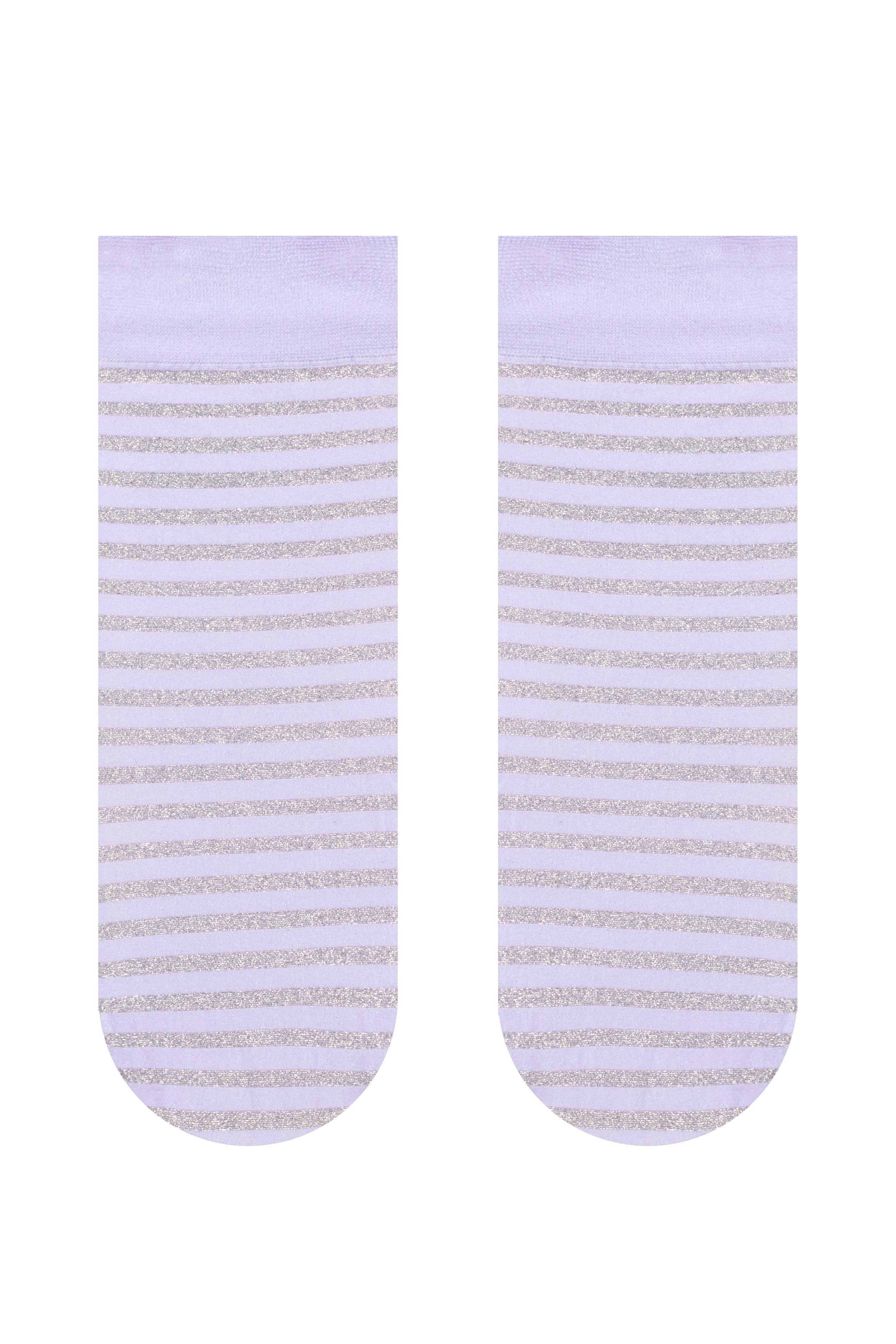 Conte Fantasy Socks with Shimmering Stripe