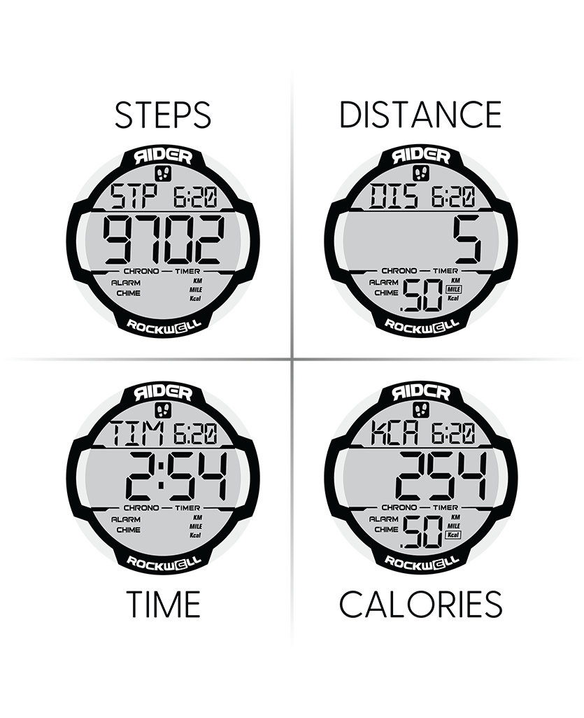 Rockwell Coliseum Fit™ White/Black Watch