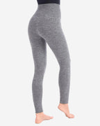 Look at Me Leggings with Double Layer 5" Hi-Waistband | Grey Mix