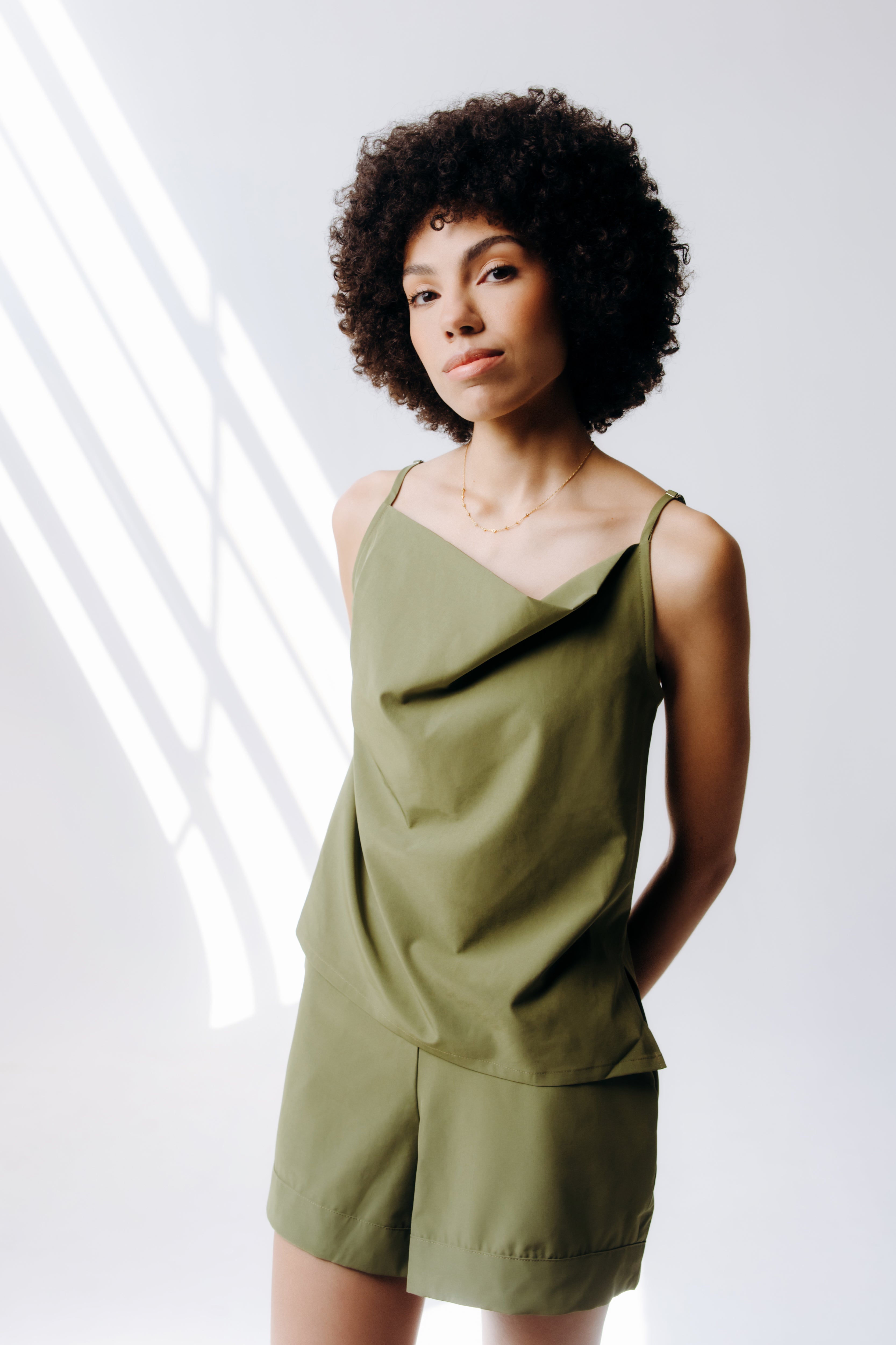 Cowl Neck Cami Top