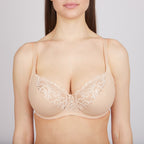 Bra Milavitsa Elastic Lace Underwired with Triple Segment Cups | 112830