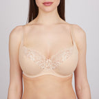 Bra Milavitsa Underwired Triple Segment Cotton-Lined | 102830