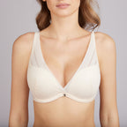 Bra Milavitsa Molded Push-Up Elastic Fabric and Lace | 127660