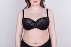 Bra Milavitsa Elastic Lace Underwired with Triple Segment Cups | 112830