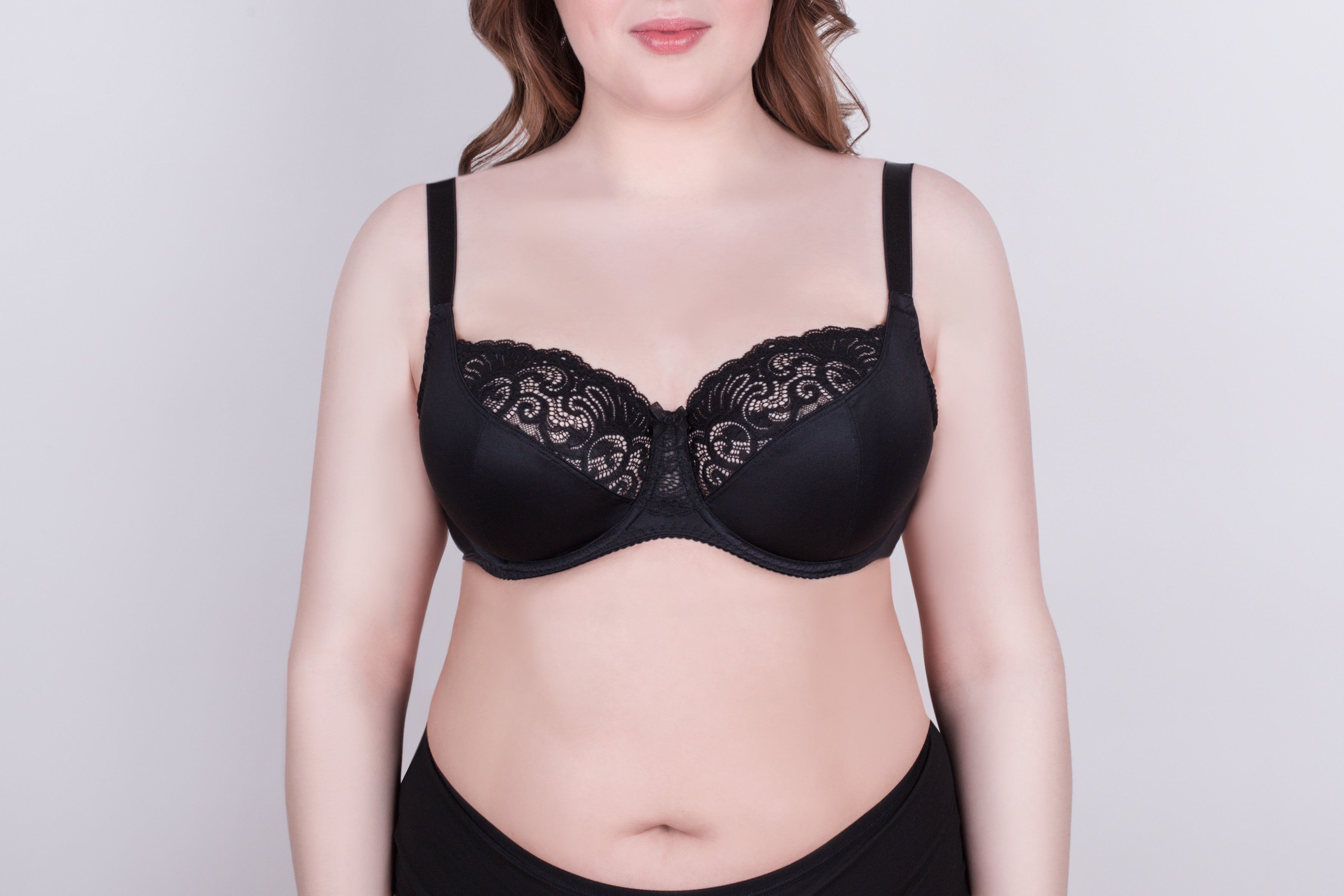 Bra Milavitsa Elastic Lace Underwired with Triple Segment Cups | 112830