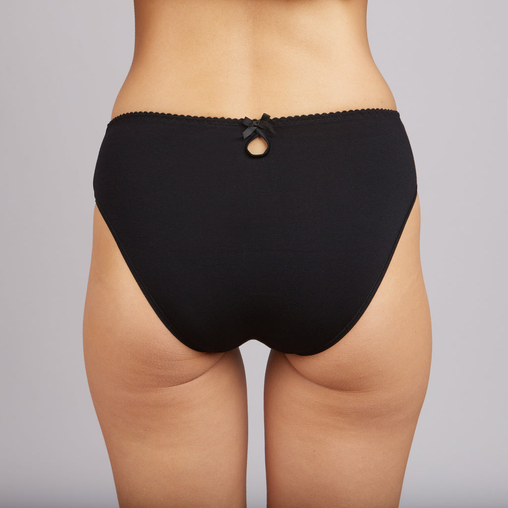 Milavitsa Medium-Waisted Slip Cotton Panties | 230360