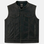 Legendary Reckless Outlaw Men's Aged Leather Motorcycle Vest