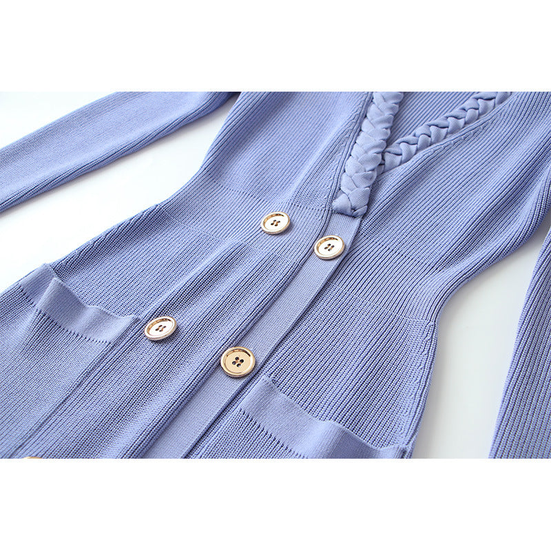 Retro Knitted Hepburn Dress | Greenwich Village BYMANYC New York