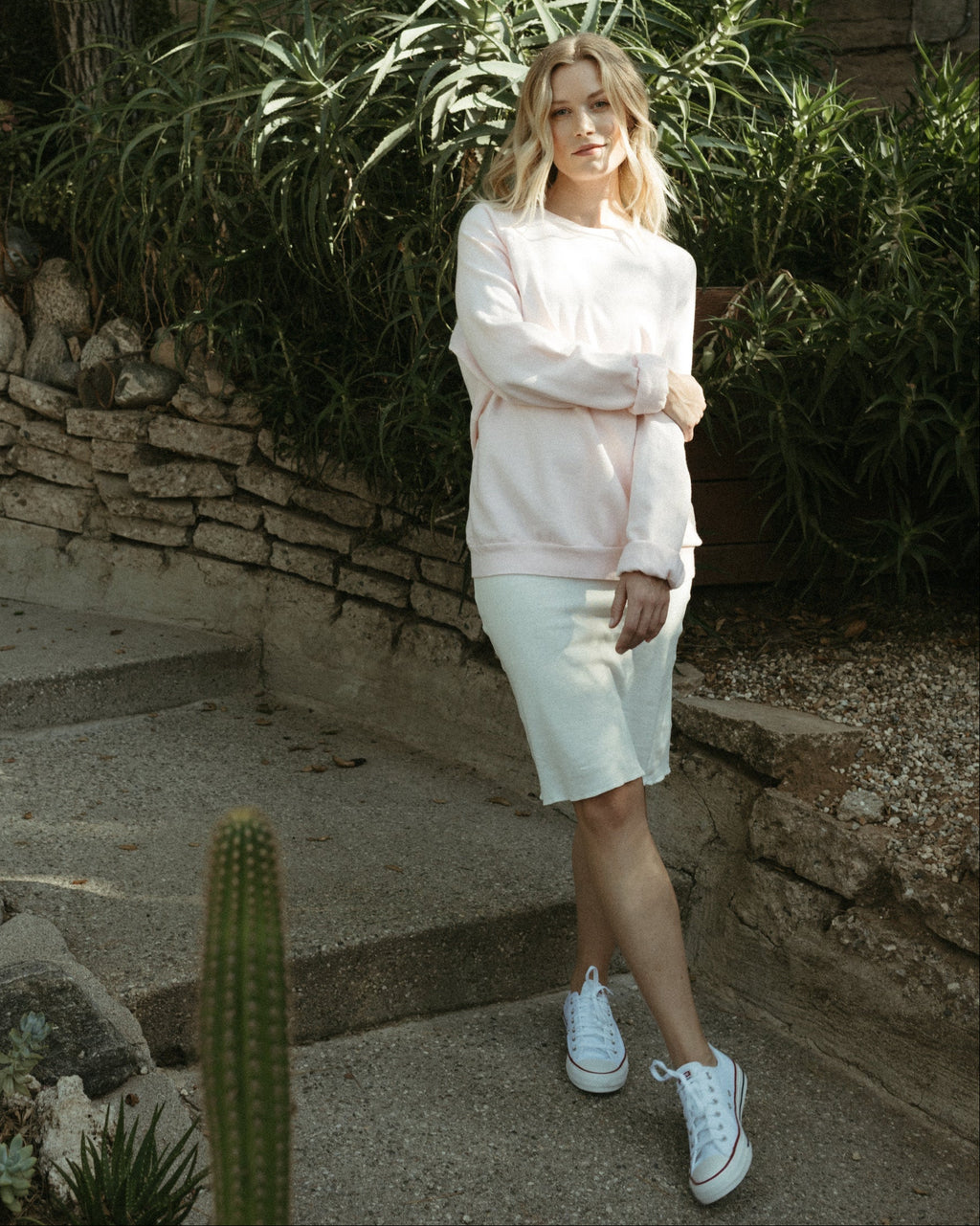 The Tib Sweatshirt | Rosewater Pink