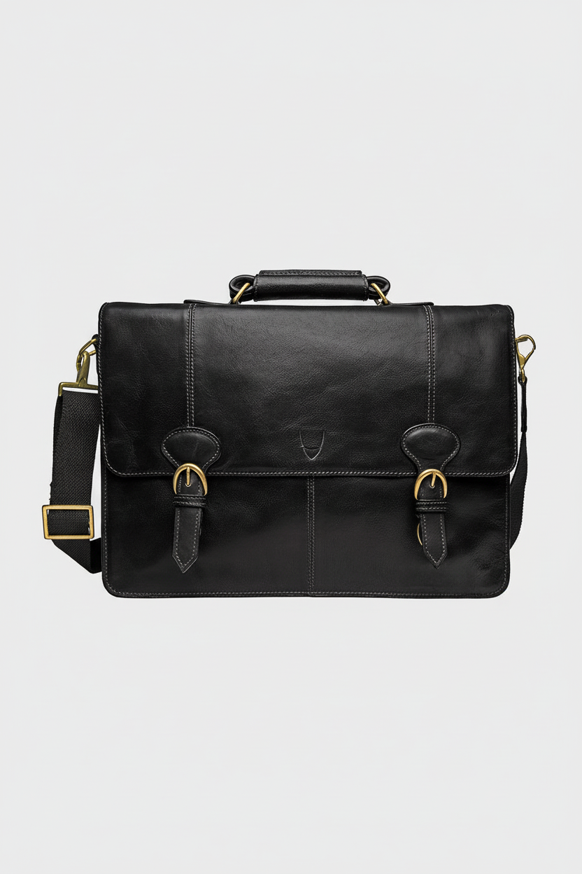 Hidesign Parker Large Briefcase | Black