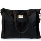 Badgley Mischka Rose Vegan Leather Weekender Tote Bag