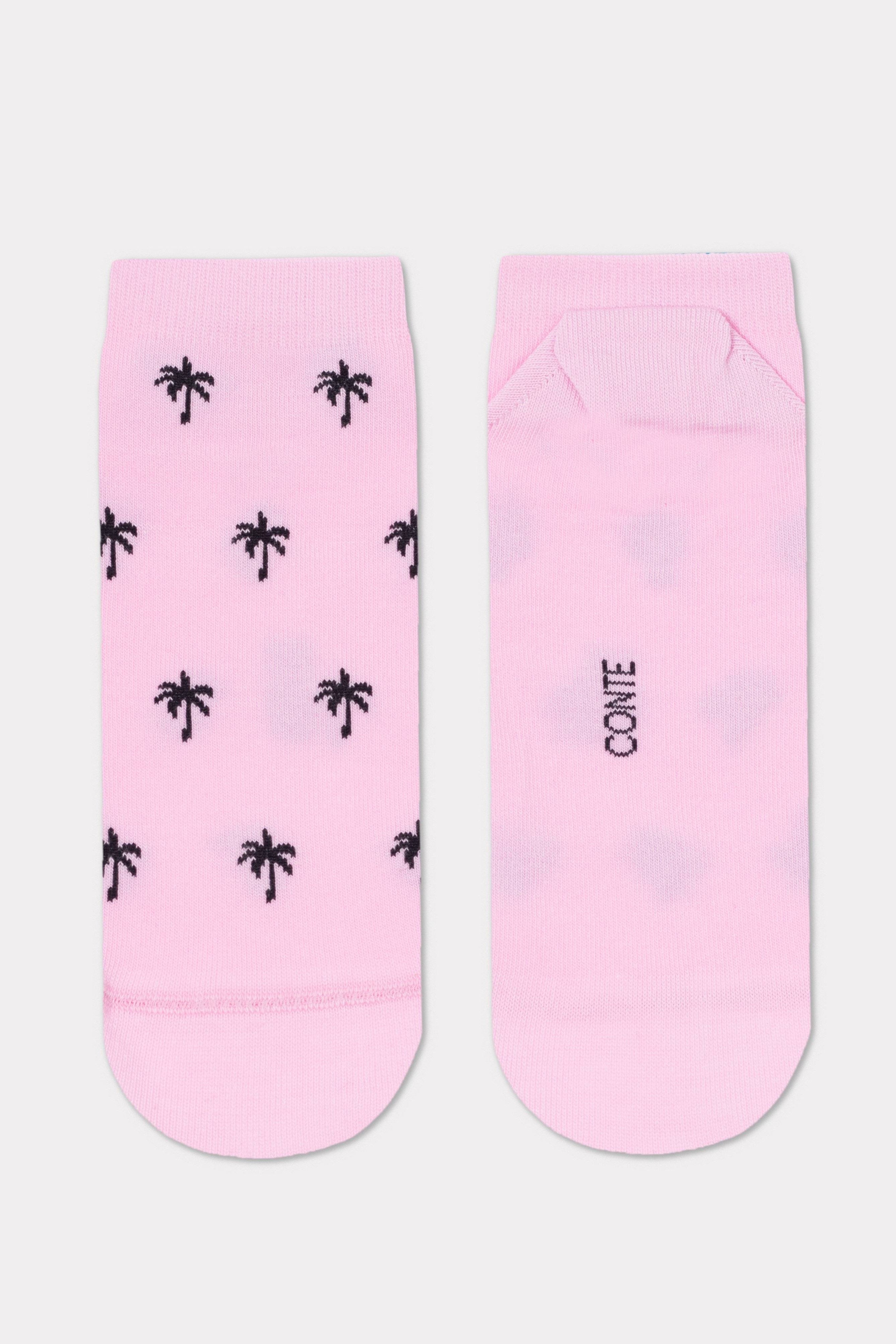 Cotton Ankle Socks Conte Active Palm Trees 589