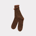 Soft Ruffle Metallic Socks