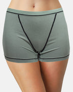 Modal Short with Contrast Stitching | 1X-2X