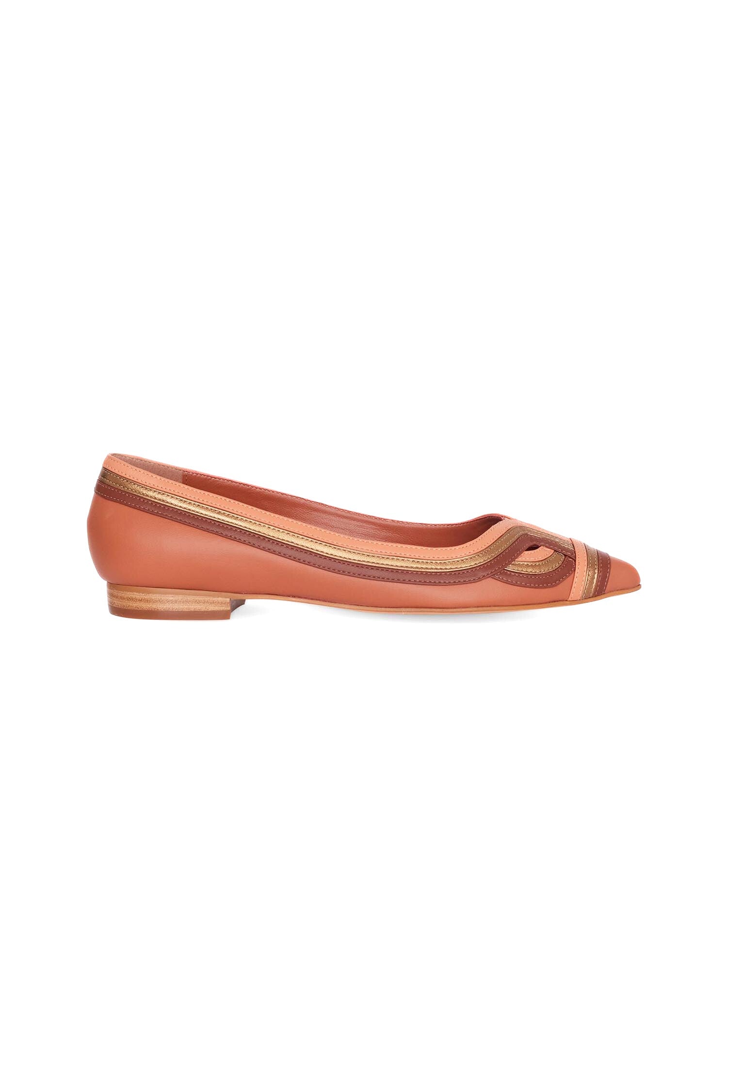 Mangará Leather Ballerinas